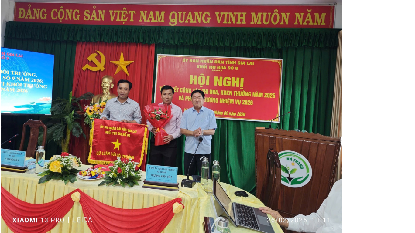 Khối thi đua số 9 tổ chức Hội nghị tổng kết công tác thi đua, khen thưởng năm 2025 và ký kết giao ước thi đua năm 2026